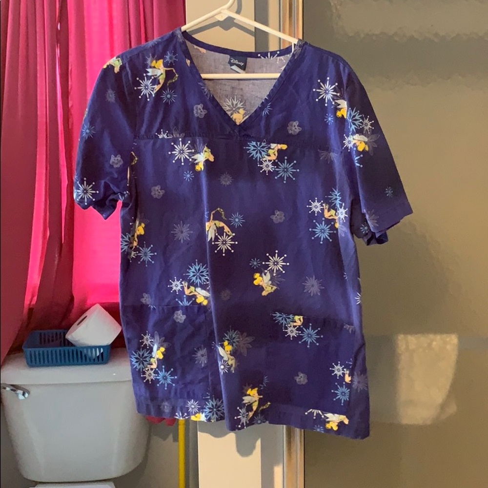 Tinkerbell scrub top